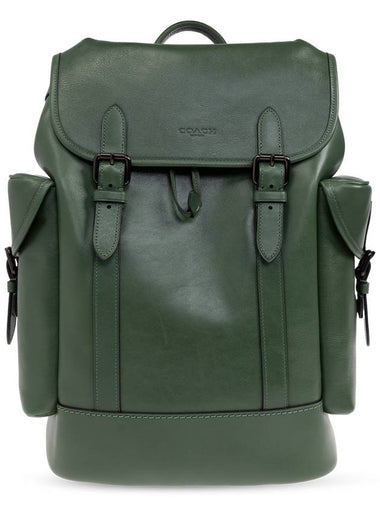 Coach Leather Backpack Hitch, Men's, Green - COACH - BALAAN 1