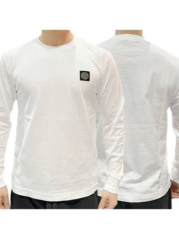 Compass patch long sleeve t shirt 30010641 271911 1094911 - STONE ISLAND - BALAAN 1