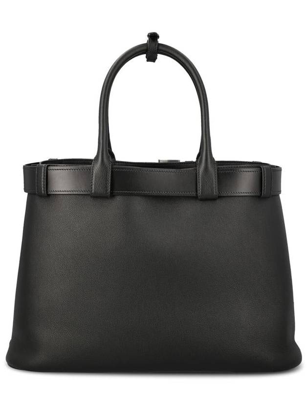 Buckle Large Tote Bag Black - PRADA - BALAAN 3