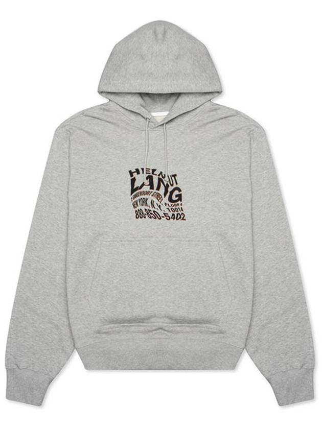 Wrap Logo Hood Vapor Heather L07HM515 - HELMUT LANG - BALAAN 1