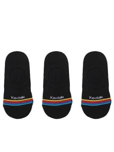 KODAK No Show Socks 3 Pack Set BLACK - KODO - BALAAN 1