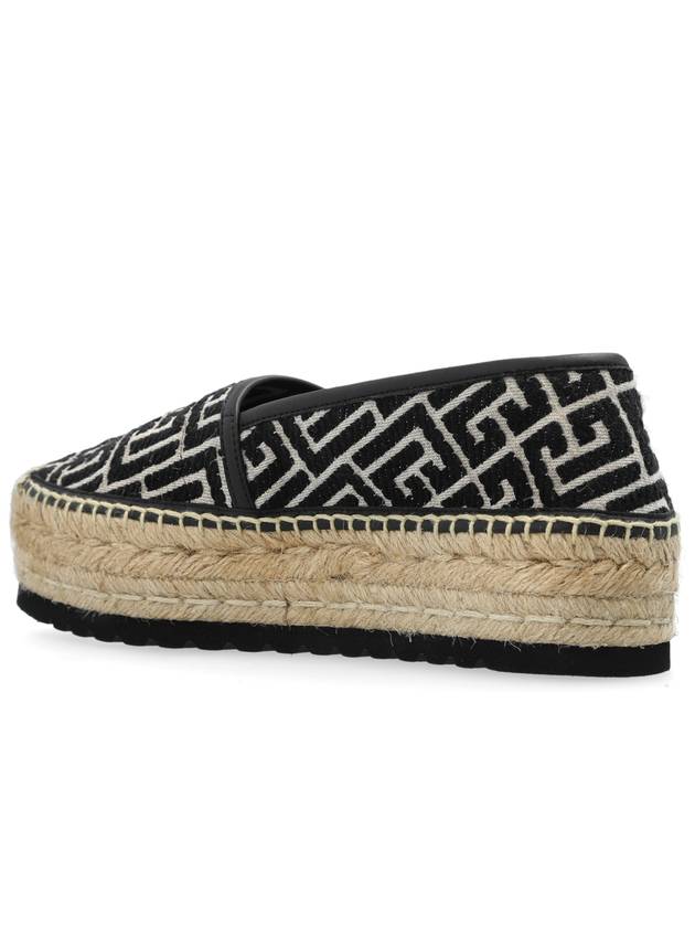 Balmain Platform Espadrilles Alex, Women's, Black - BALMAIN - BALAAN 5