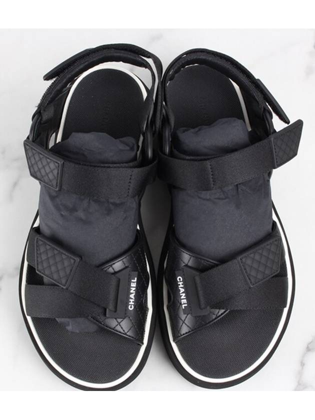 CC logo velcro sandals 41 260 - CHANEL - BALAAN 9