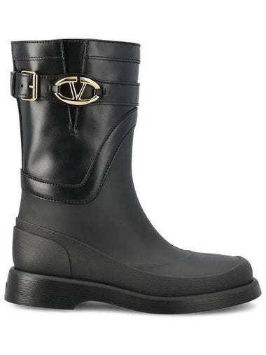 Women s V Logo Bold Edition Boots 5W0S0JU8 HEX 0NO - VALENTINO - BALAAN 1