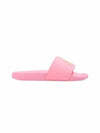 Women's Logo Slide Leather Slippers Pink - JW ANDERSON - BALAAN 3