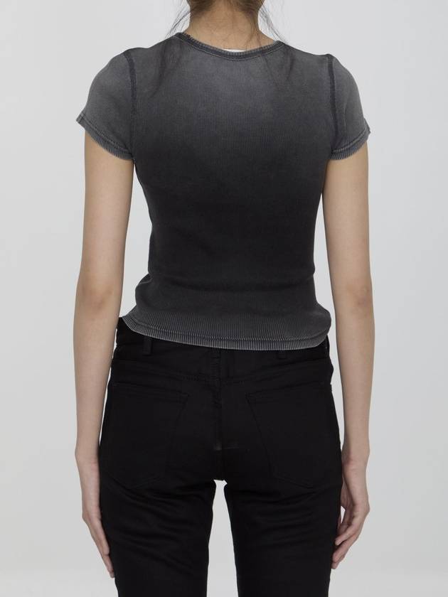 Crystal hotfix tee in jersey - ALEXANDER WANG - BALAAN 4