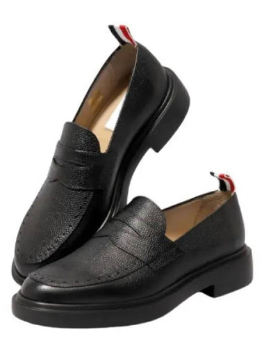 RWB grained leather penny loafers - THOM BROWNE - BALAAN 1