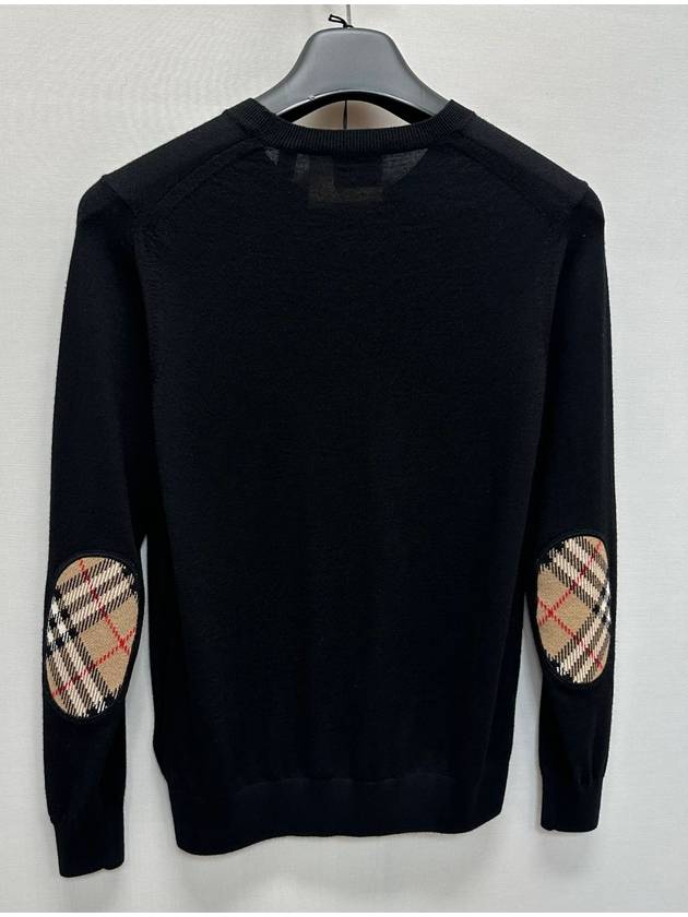 Women s BEMPTON Elbow Check Patch Knit - BURBERRY - BALAAN 2