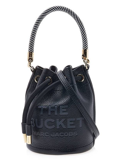 Micro Leather Mini Bucket Bag Black - MARC JACOBS - BALAAN 2