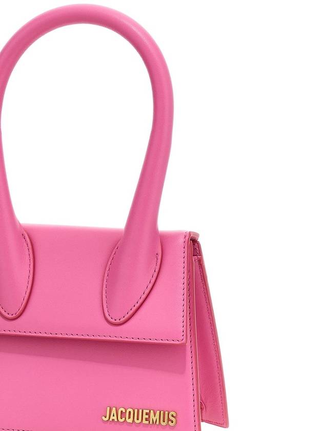 Le Chiquito Moyen Signature Mini Tote Bag Pink - JACQUEMUS - BALAAN 4