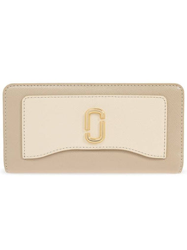 Marc Jacobs Leather Wallet ‘Snapshot’, Women's, Beige - MARC JACOBS - BALAAN 1