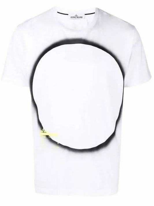 Eclipse Logo Short Sleeve T-Shirt White - STONE ISLAND - BALAAN 2