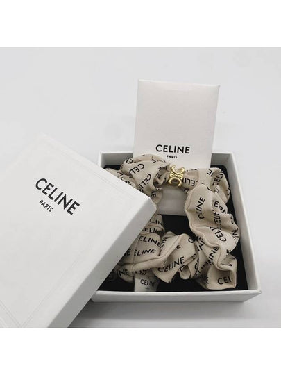 Rayure Bracelet Slik Scrunchy Gold White - CELINE - BALAAN 2