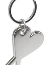 Heart Logo Keyholder Silver - AMI - BALAAN 5