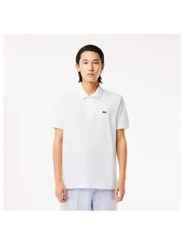 Men s Classic Fit Short Sleeve Polo White - LACOSTE - BALAAN 1