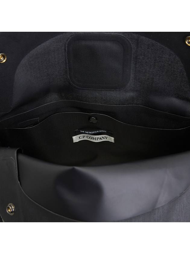 Metropolis Series Rubber Reps Belt Bag Black - CP COMPANY - BALAAN 10