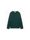 Wappen Patch Crew Neck Sweatshirt Green - STONE ISLAND - BALAAN.