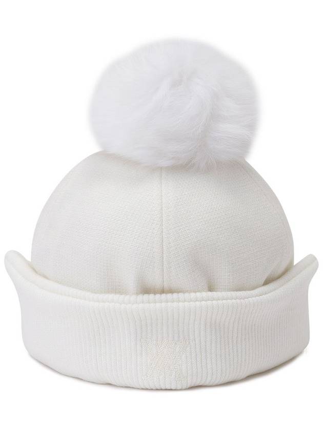 Official Melton Fox Earring Knit Cap WH - ANEWGOLF - BALAAN 5