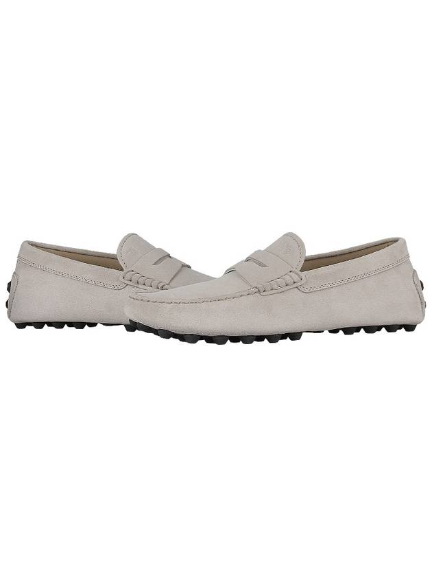 Men's Gomino Bubble Suede Driving Shoes Offwhite - TOD'S - BALAAN 3