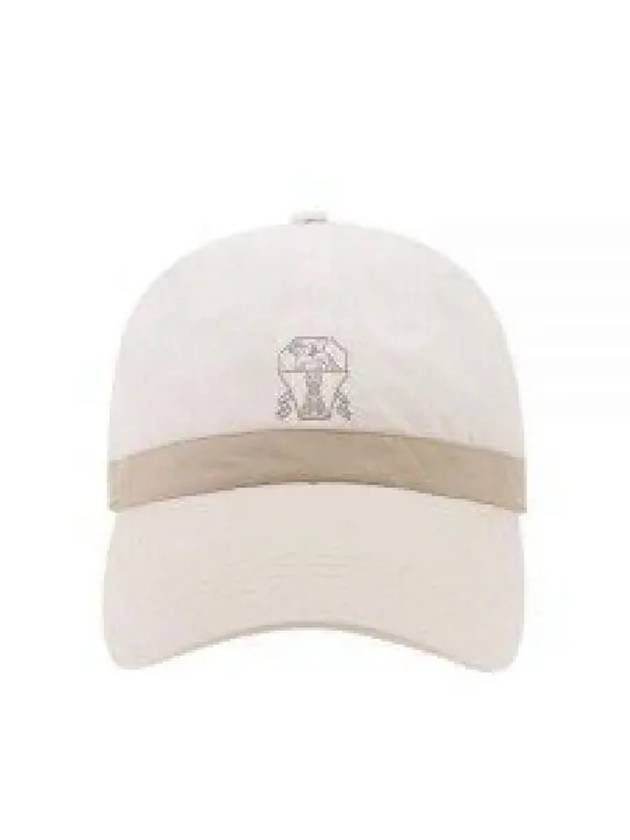 Front Embroidered Logo Ball Cap Beige - BRUNELLO CUCINELLI - BALAAN 2