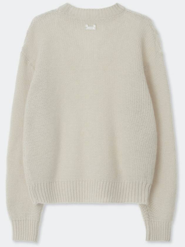 Mohair Fisherman Sweater Cream - KINETO - BALAAN 4