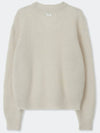 Mohair Fisherman Sweater Cream W - KINETO - BALAAN 4