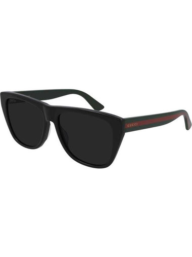 Eyewear Logo Web Sunglasses Black - GUCCI - BALAAN 1