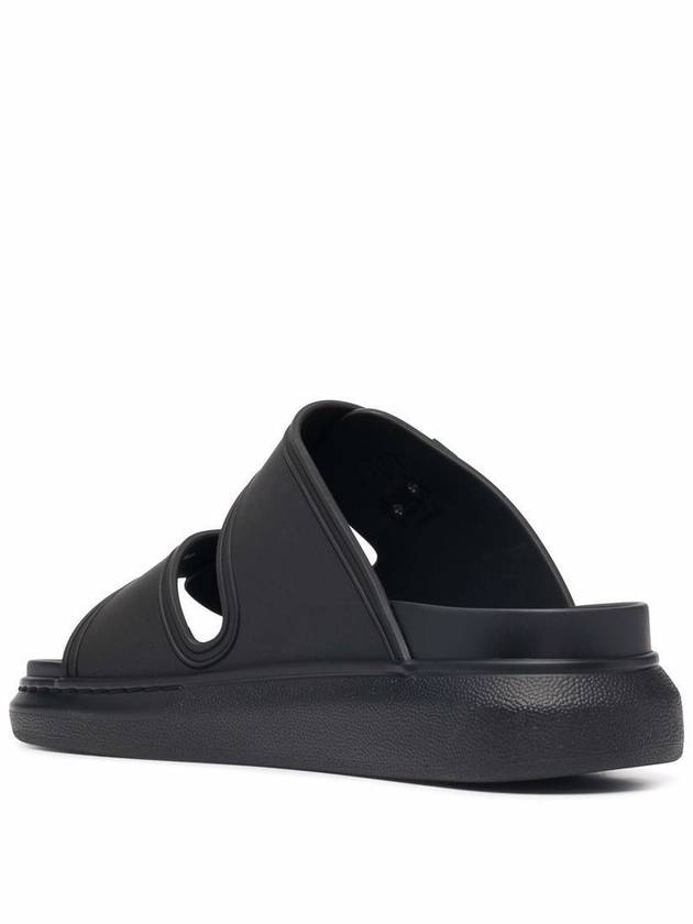 Hybrid Rubber Slippers Black - ALEXANDER MCQUEEN - BALAAN 4