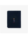 Embroidery Bear Wool Beanie Muffler Set Navy - POLO RALPH LAUREN - BALAAN 3