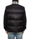 Neck logo two-tone padded vest black 3341MDH17 - MSGM - BALAAN 7