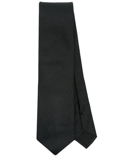 Medusa Silk Tie Black - VERSACE - BALAAN 1