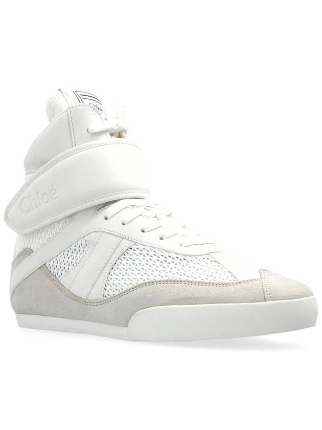 Chloé Sneakers Kick Ankle-high, Women's, White - CHLOE - BALAAN 4