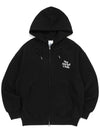 WAVY LOGO HOOD ZIP UP BLACK - NET SOCIAL CLUB - BALAAN 5