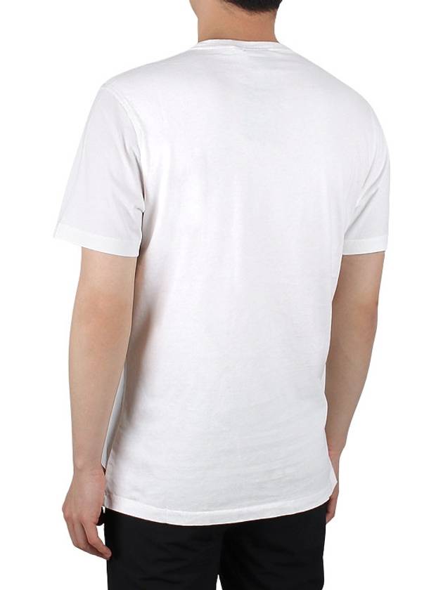 Rowley Logo Cotton Short Sleeve T-Shirt White - BARBOUR - BALAAN 5