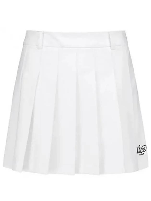 24 W BASIC PLEATS SKORT VGDMWSQ06BW Women s Pleated Skirt - VICE GOLF - BALAAN 1