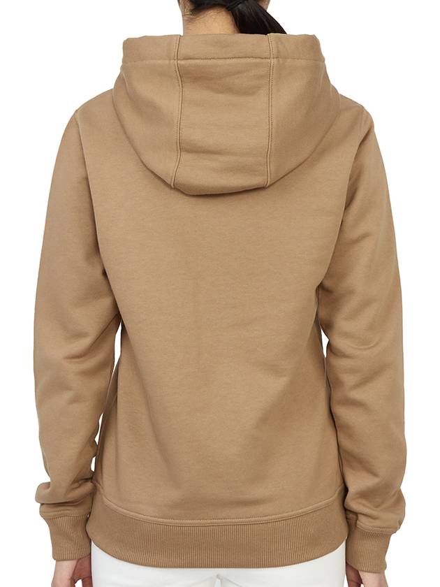 Women's Prosum Label Cotton Hoodie Camel - BURBERRY - BALAAN 7