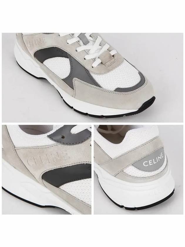 Runner CR 03 lace up low top sneakers gray - CELINE - BALAAN 6