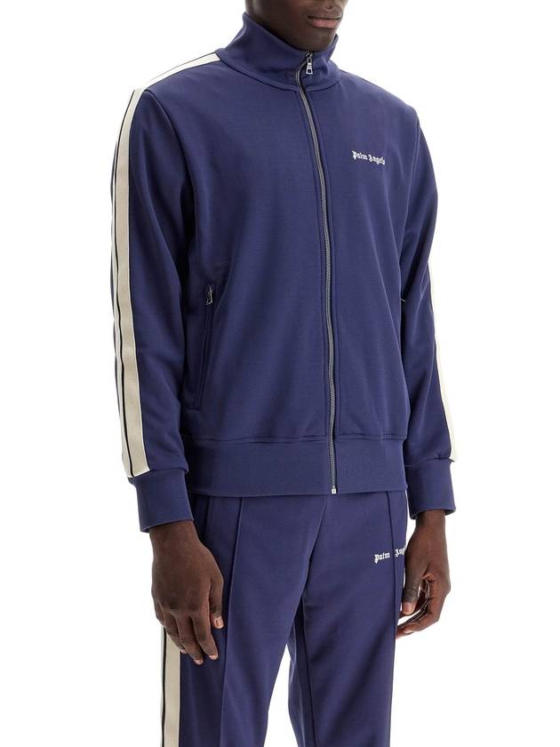 Palm Angels Classic Logo Track Jacket Navy Blue - PALM ANGELS - BALAAN 3