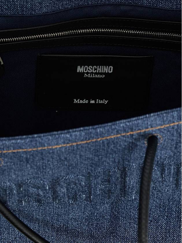 Moschino Denim Shopping Bag - MOSCHINO - BALAAN 4