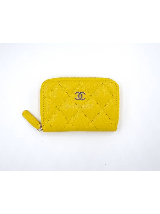 Women s Card Wallet Classic Zipper Yellow Gold Plated AP0216 - CHANEL - BALAAN 3