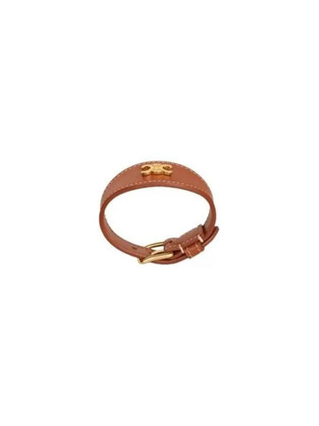 Logo Detail Calfskin Bracelet 461CR3BCF 04GT - CELINE - BALAAN 1