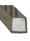 Striped Jacquard Silk Tie Olive - VIVIENNE WESTWOOD - BALAAN 7