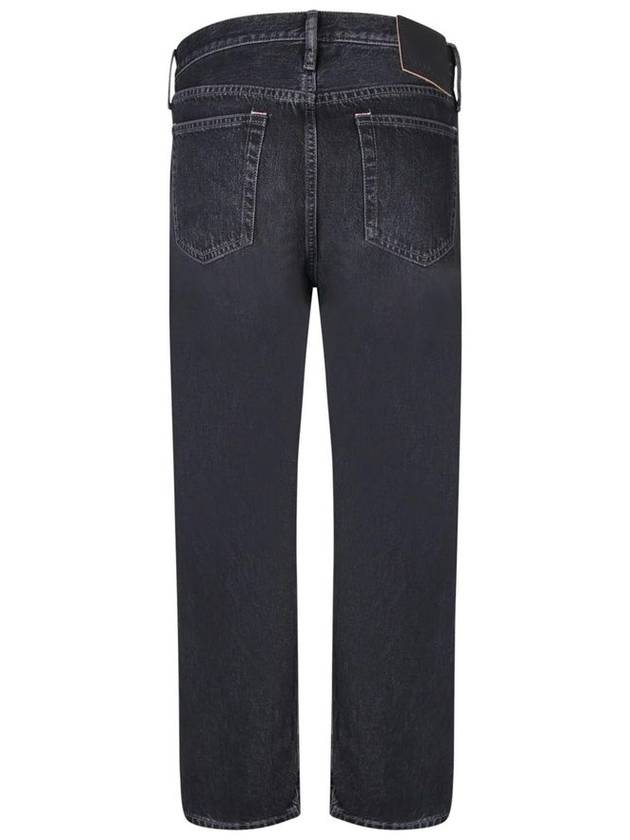 Regular Fit Straight Jeans Black - ACNE STUDIOS - BALAAN 3