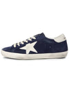 Superstar Suede Low Top Sneakers Navy - GOLDEN GOOSE - BALAAN 4