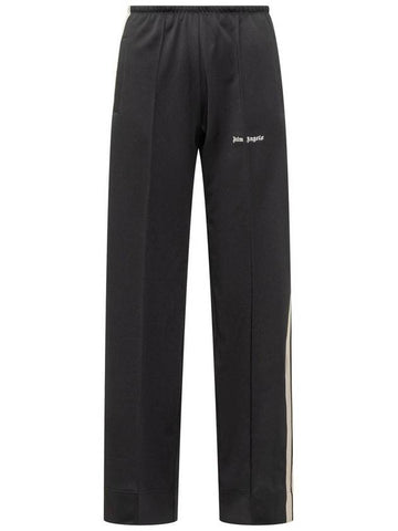 Palm Angels 'Jogger' Black Polyester Pants - PALM ANGELS - BALAAN 1