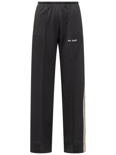 Palm Angels 'Jogger' Black Polyester Pants - PALM ANGELS - BALAAN 1