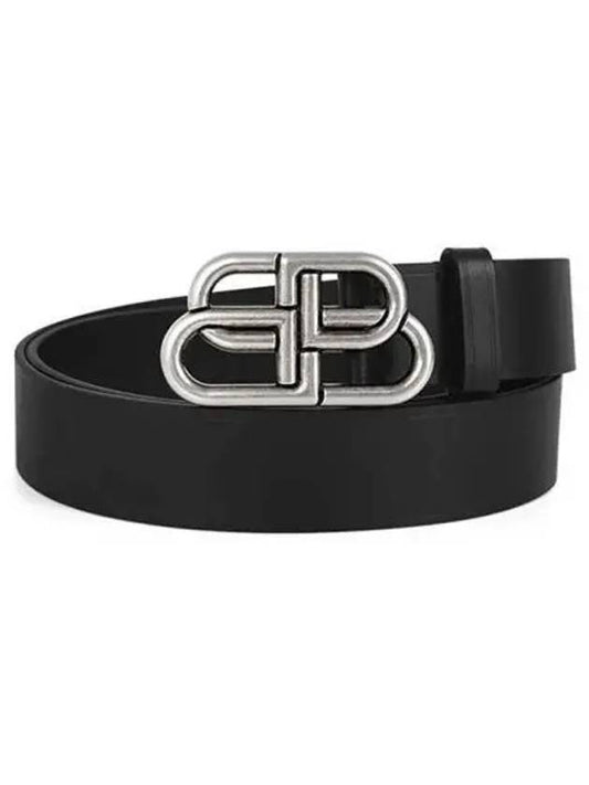 Men's BB Buckle Large Belt Black - BALENCIAGA - BALAAN 2