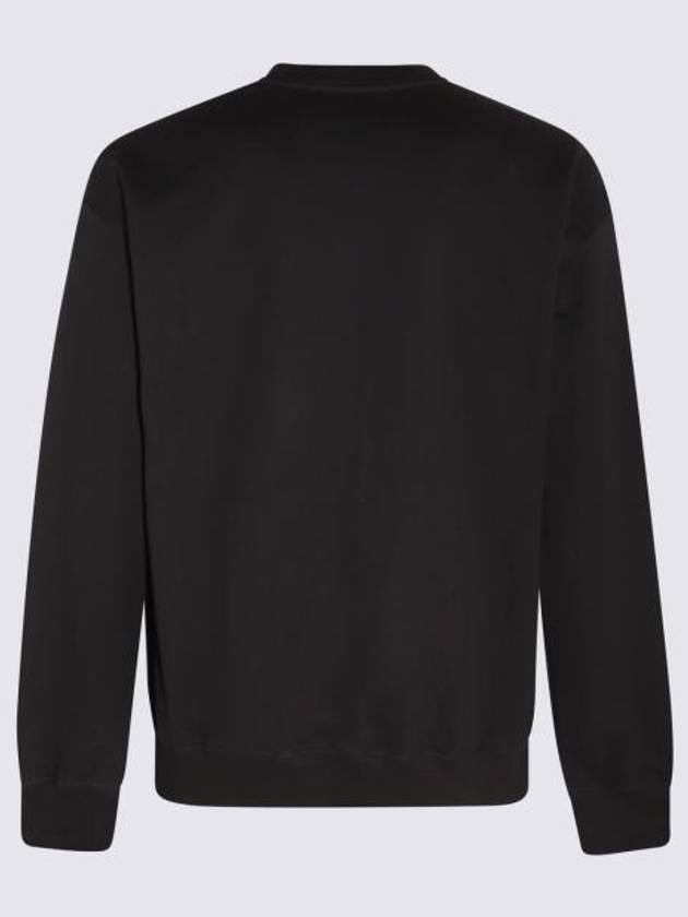 Metallic Logo Sweatshirt Black - VERSACE - BALAAN 4