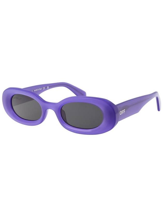 Sunglasses OERI087F23PLA001 3707 3707 PURPLE - OFF WHITE - BALAAN 3