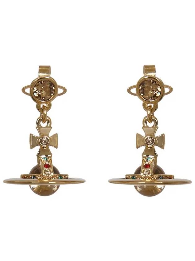 New Petite ORB Earrings Gold - VIVIENNE WESTWOOD - BALAAN 3